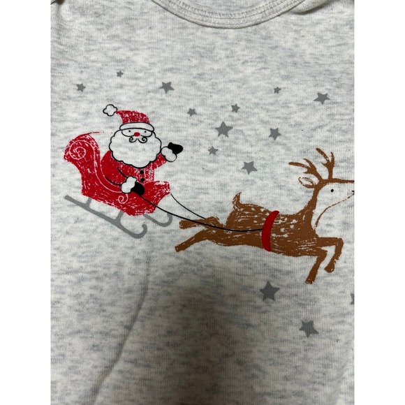 Carter's Christmas 9 month Onesie and Teething bib NWT - Picture 4 of 7